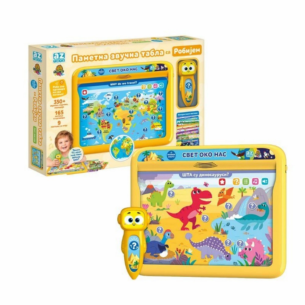 MILLA TOYS PAMETNA ZVUCNA TABLA - MILION ZASTO SA ROBIJEM 