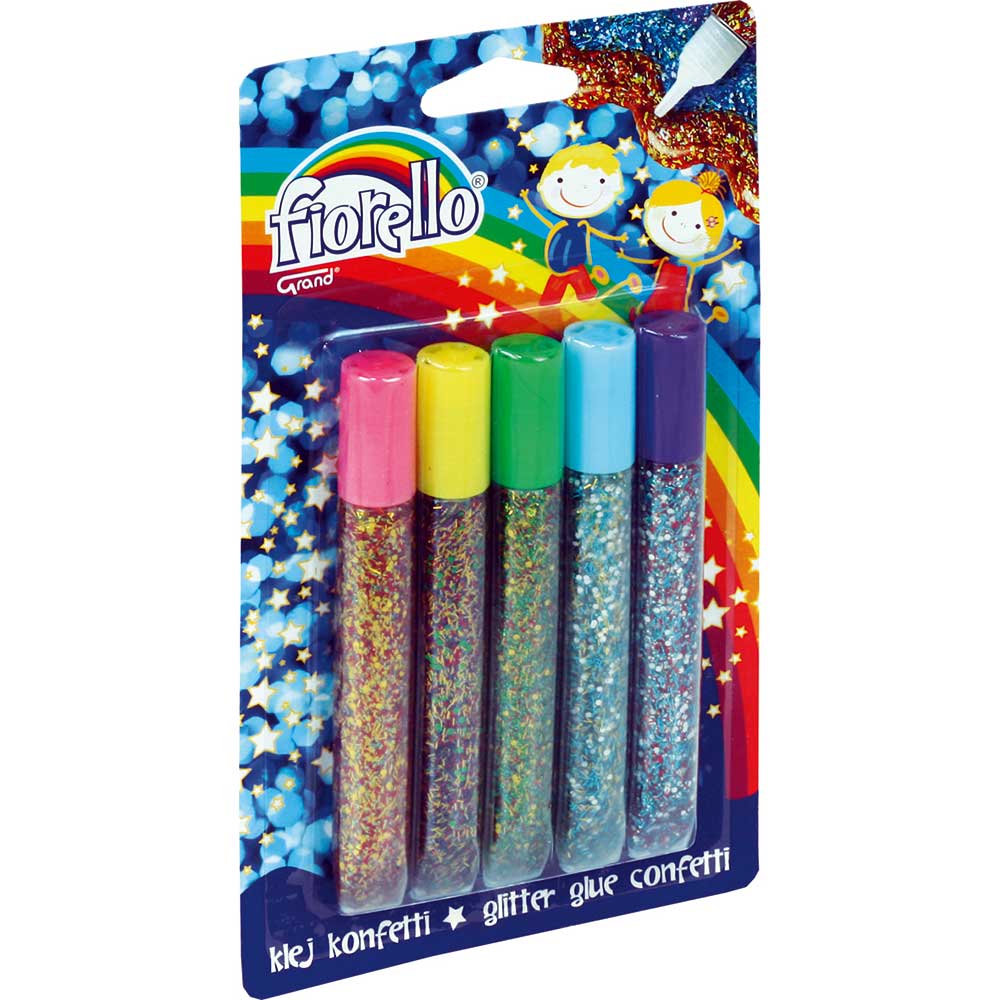 FIORELLO GLITTER LEPAK BLISTER 5 BOJA X 13 ML 