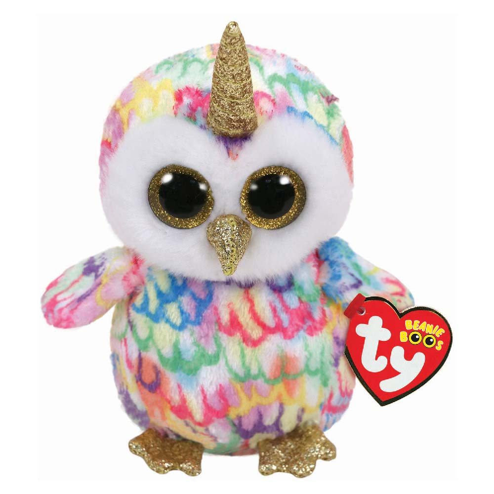 TY PLISANA IGRACKA ENCHANTED - OWL WITH HORN 