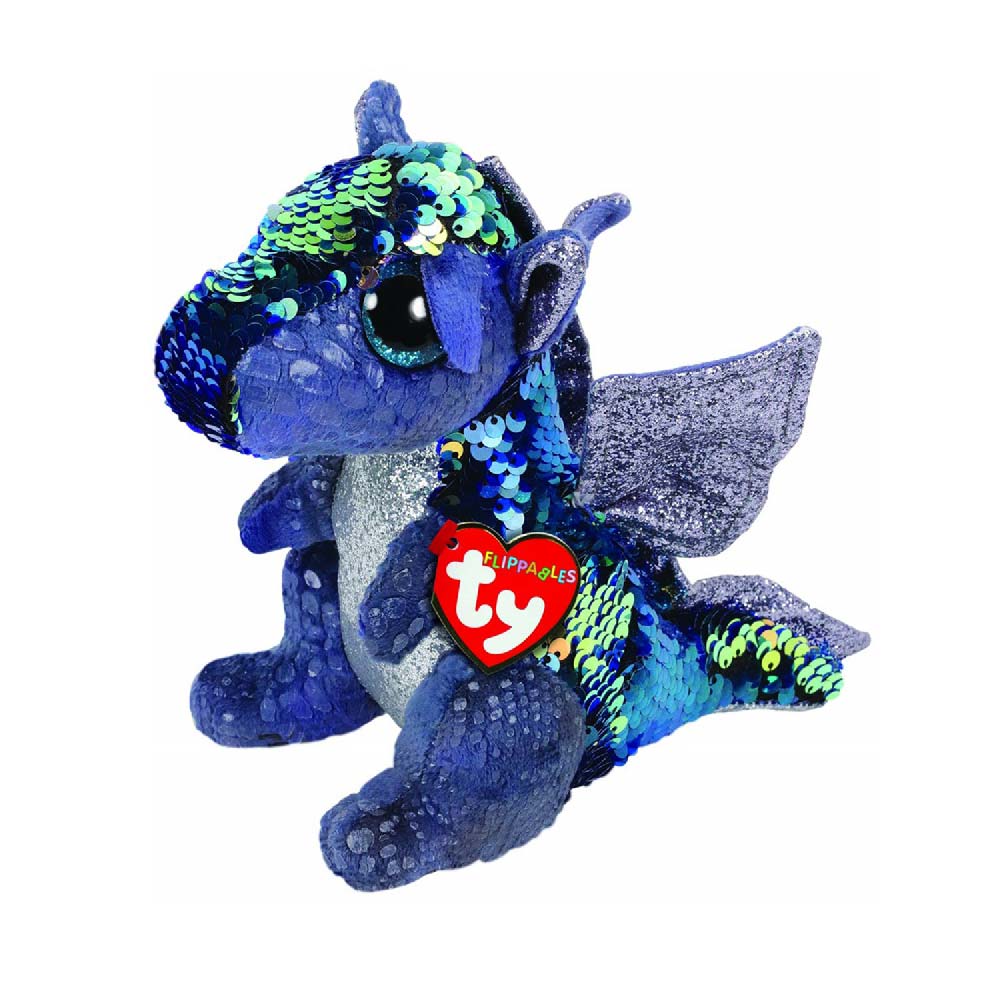 TY PLISANA IGRACKA FLIPPABLES KATE - SEQUIN DRAGON 