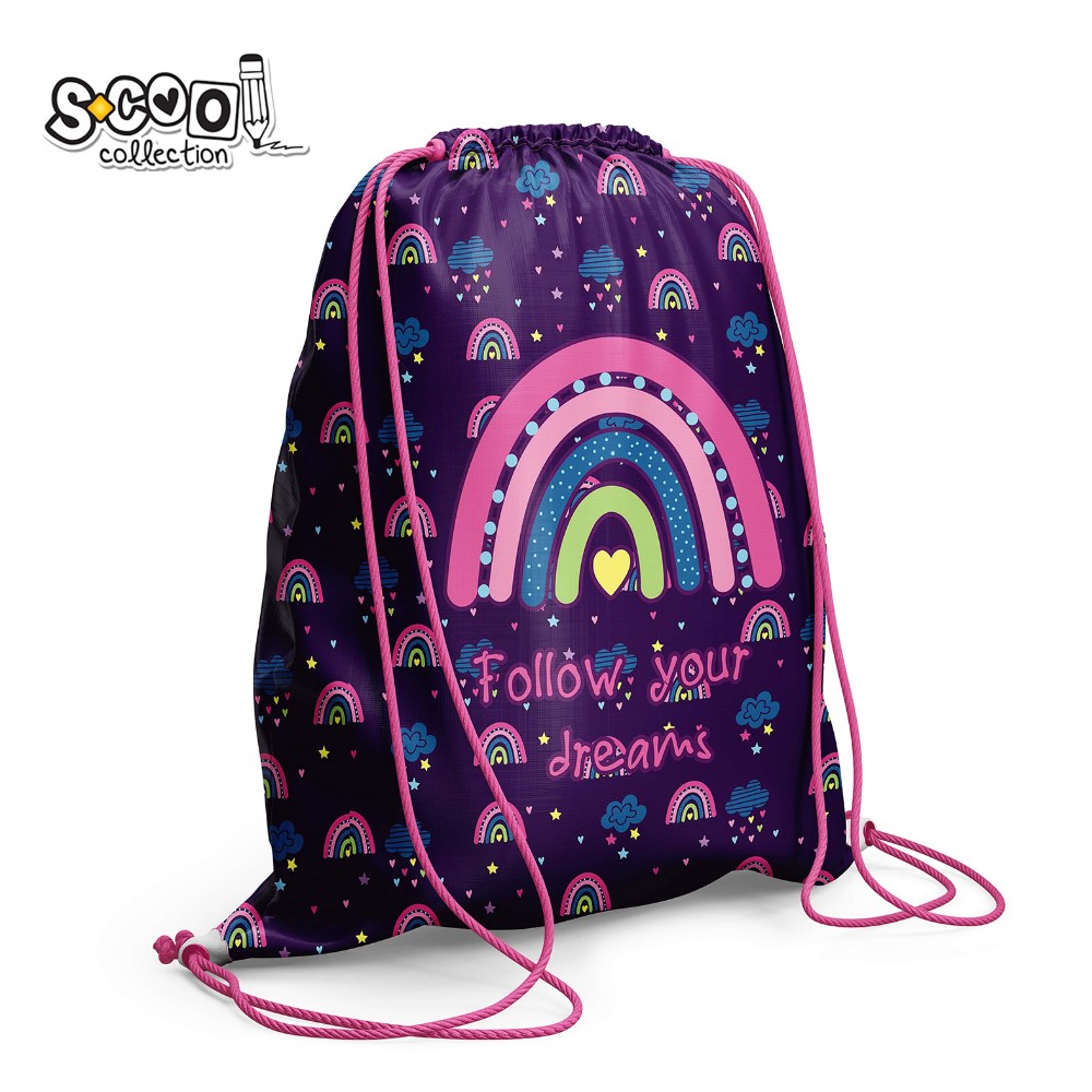 S-COOL TORBA ZA PATIKE 46*35.50CM FOLLOW YOUR DREAMS