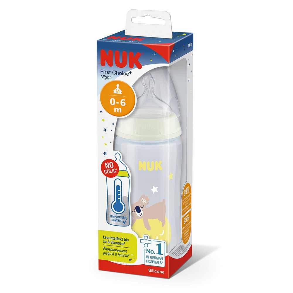 NUK PL.FLASICA SA SVETLECIM EFEKTOM 300ML 0-6M 