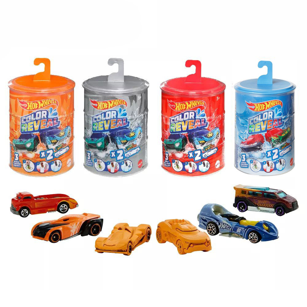 HOT WHEELS COLOR REVEAL AUTIC 2U1