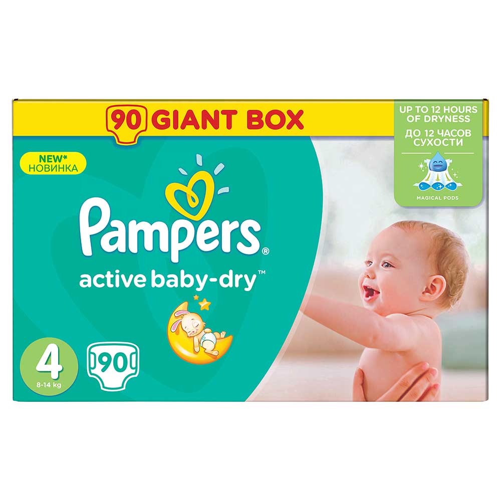 PAMPERS ACTIVE GBAG 4 MAXI (90) 