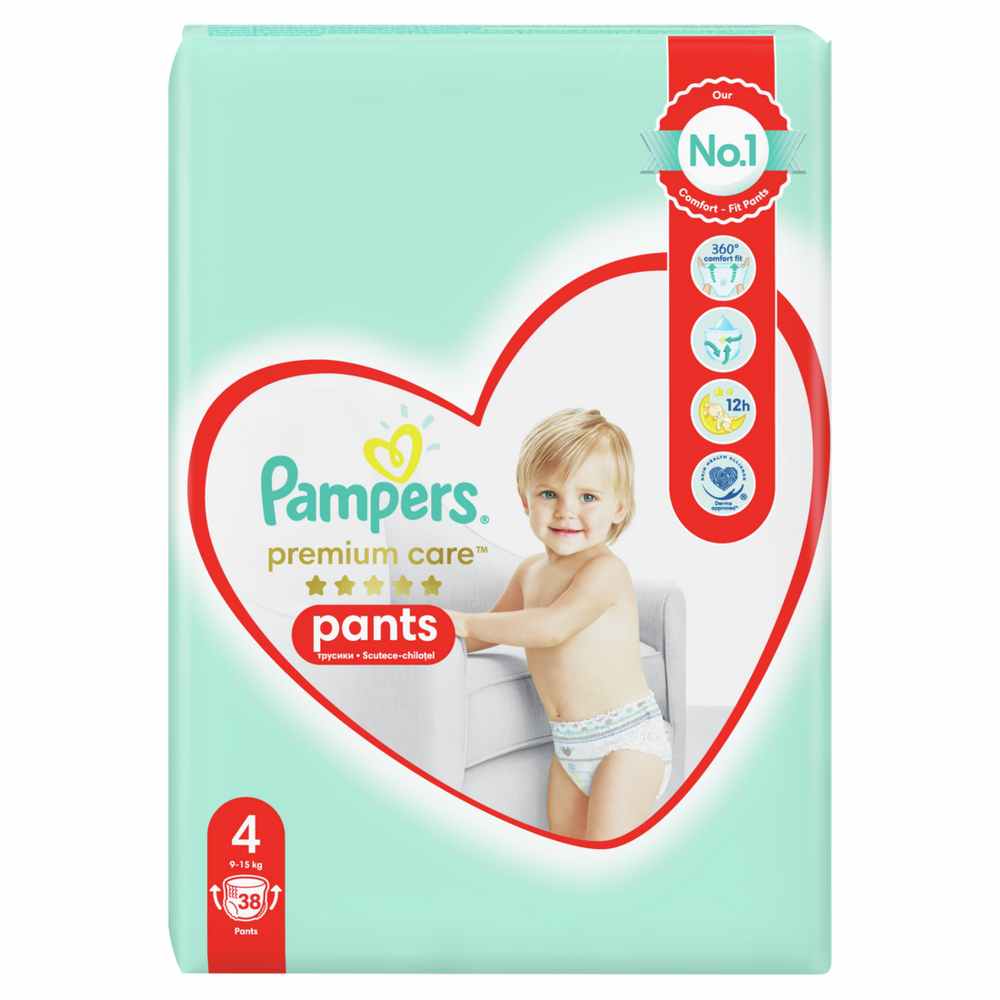 PAMPERS PREMIUM PANTS VP 4 MAXI (38) 