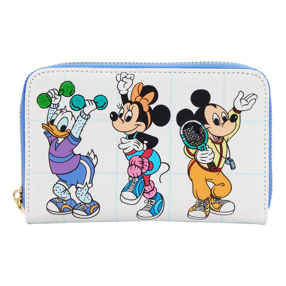 LOUNGEFLY NOVCANIK DISNEY MOUSERCISE ZIP AROUND 