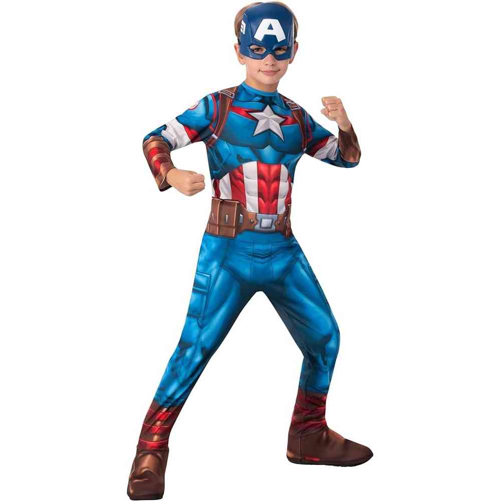 RUBIES KOSTIM CLASSIC CAPTAIN AMERICA 10-12 GOD 