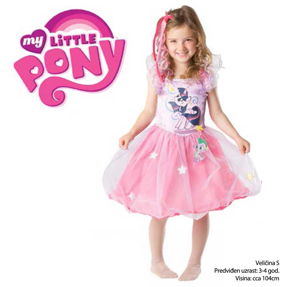 MY LITTLE PONY TWILIGHT SPARKLE KOSTIM 3-4 G