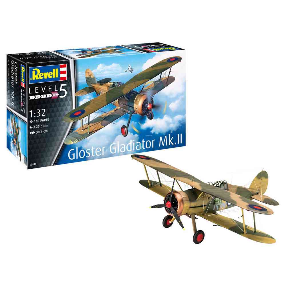 REVELL MAKETA GLOSTER GLADIATOR MK. II 