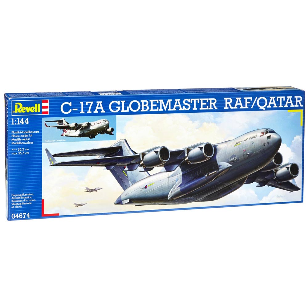 REVELL MAKETA C-17A Globemaster RAF/Qatar 