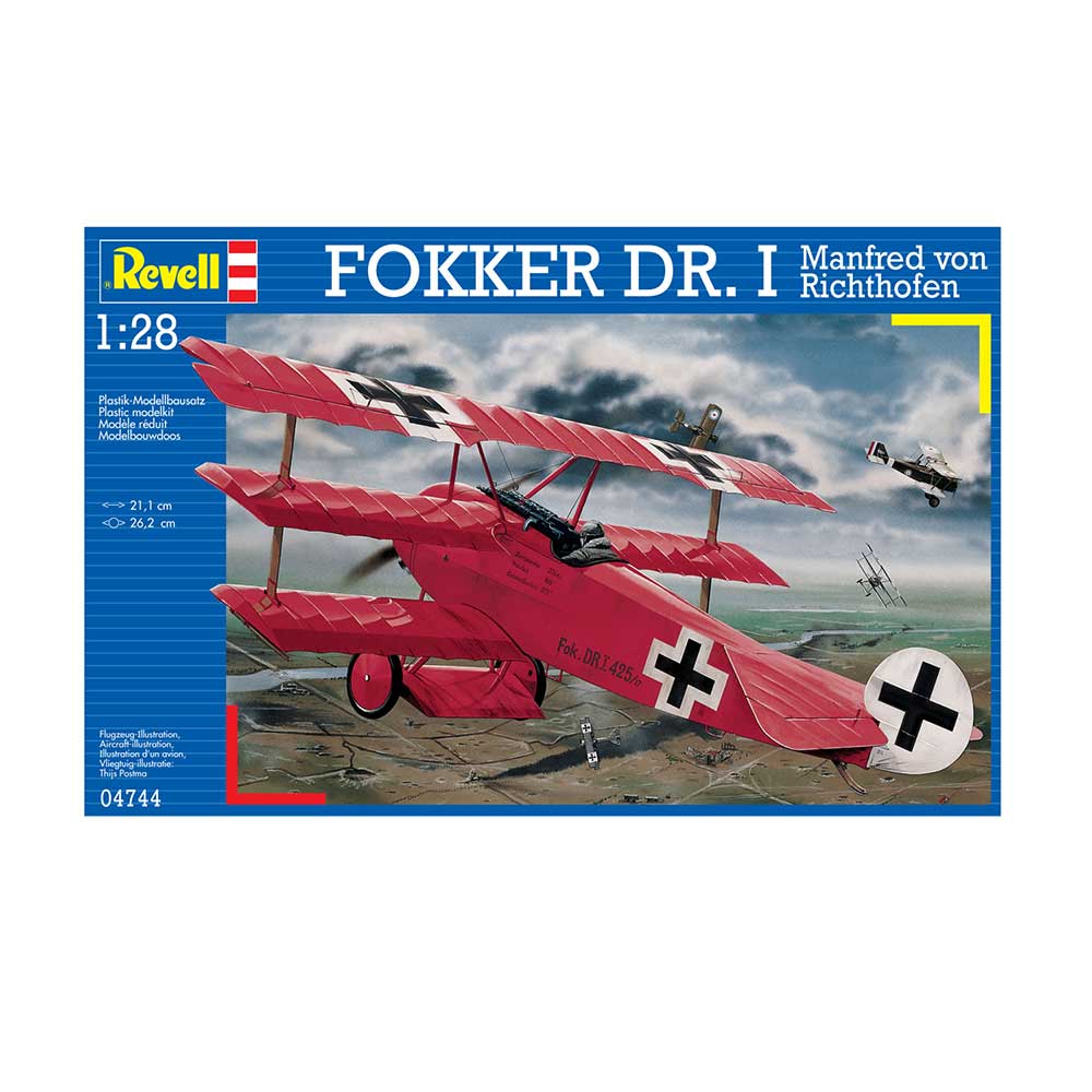 REVELL MAKETA  FOKKER DR.I RICHTHOFEN 