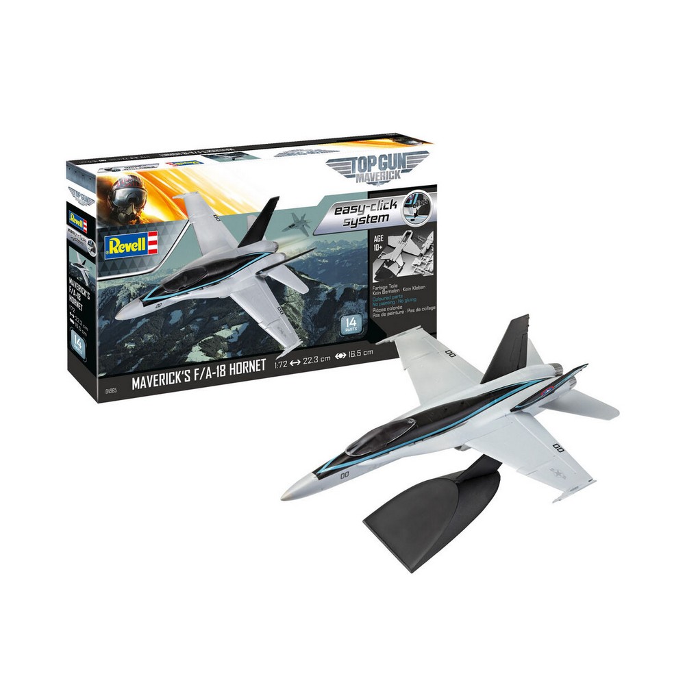 REVELL MAKETA MAVERICK S F/A-18 HORNET  TOP GUN 