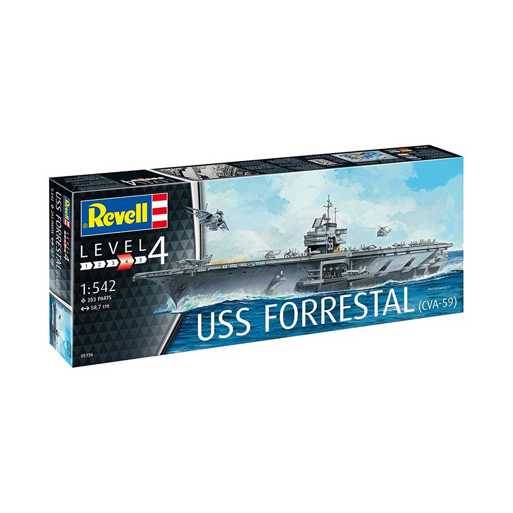 REVELL MAKETA USS FORRESTAL (CVA-59) 