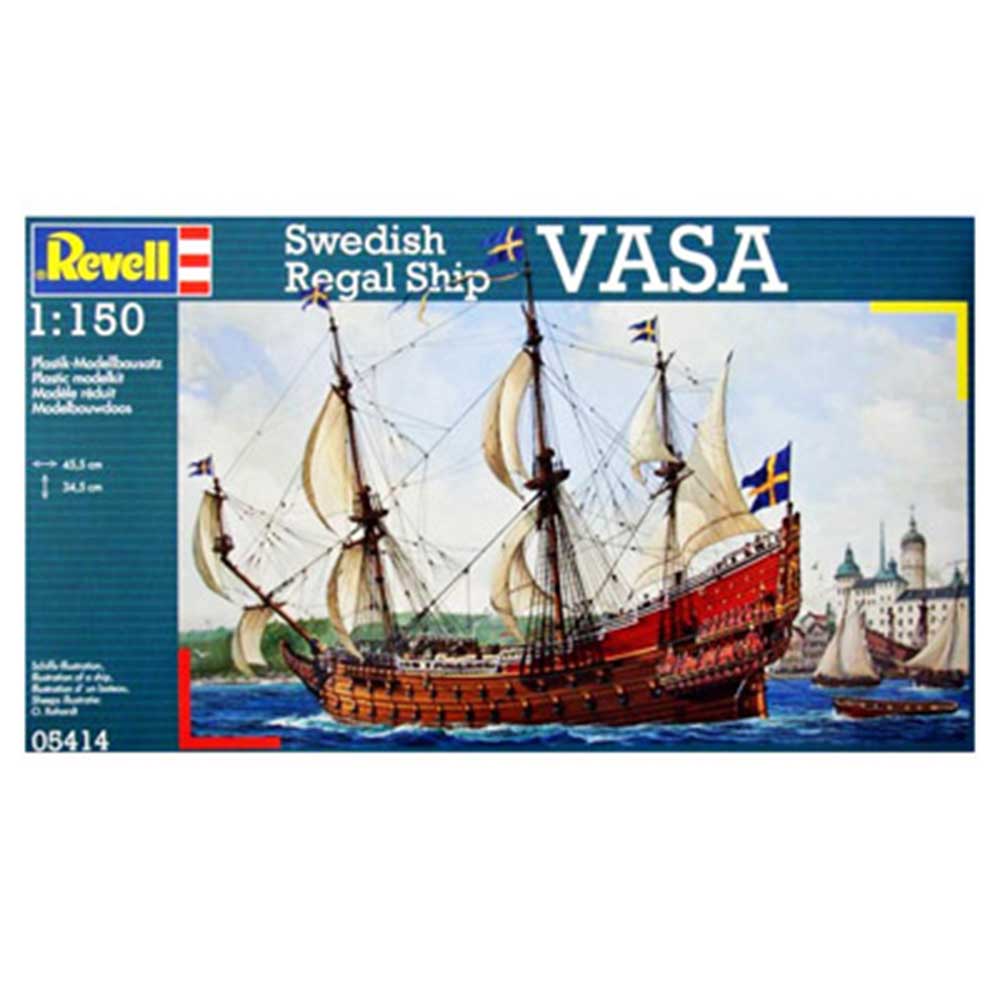REVELL MAKETA Swedish Regal Ship VASA 1628 
