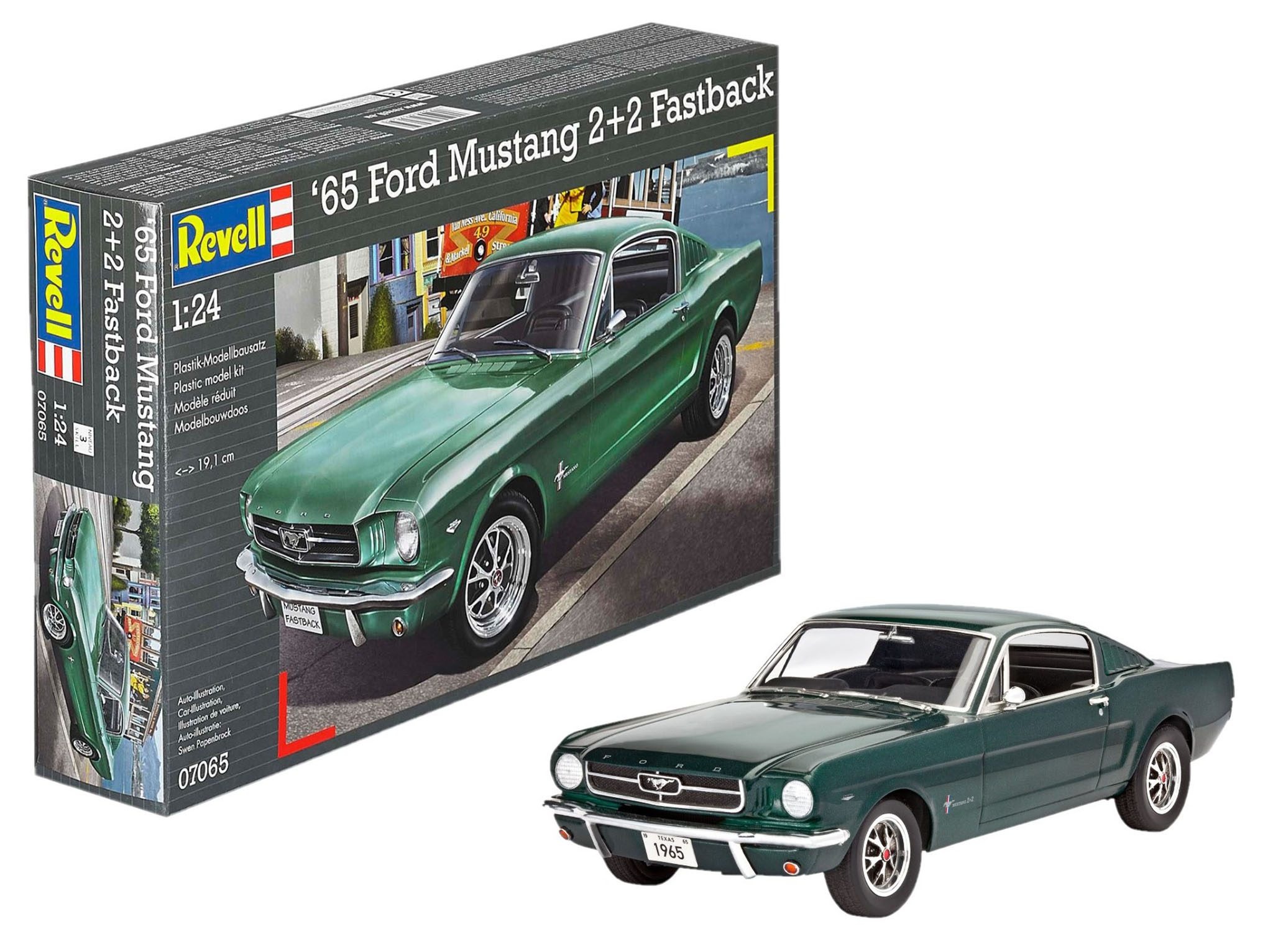 REVELL MAKETA 1965 FORD MUSTANG 22 FASTBACK