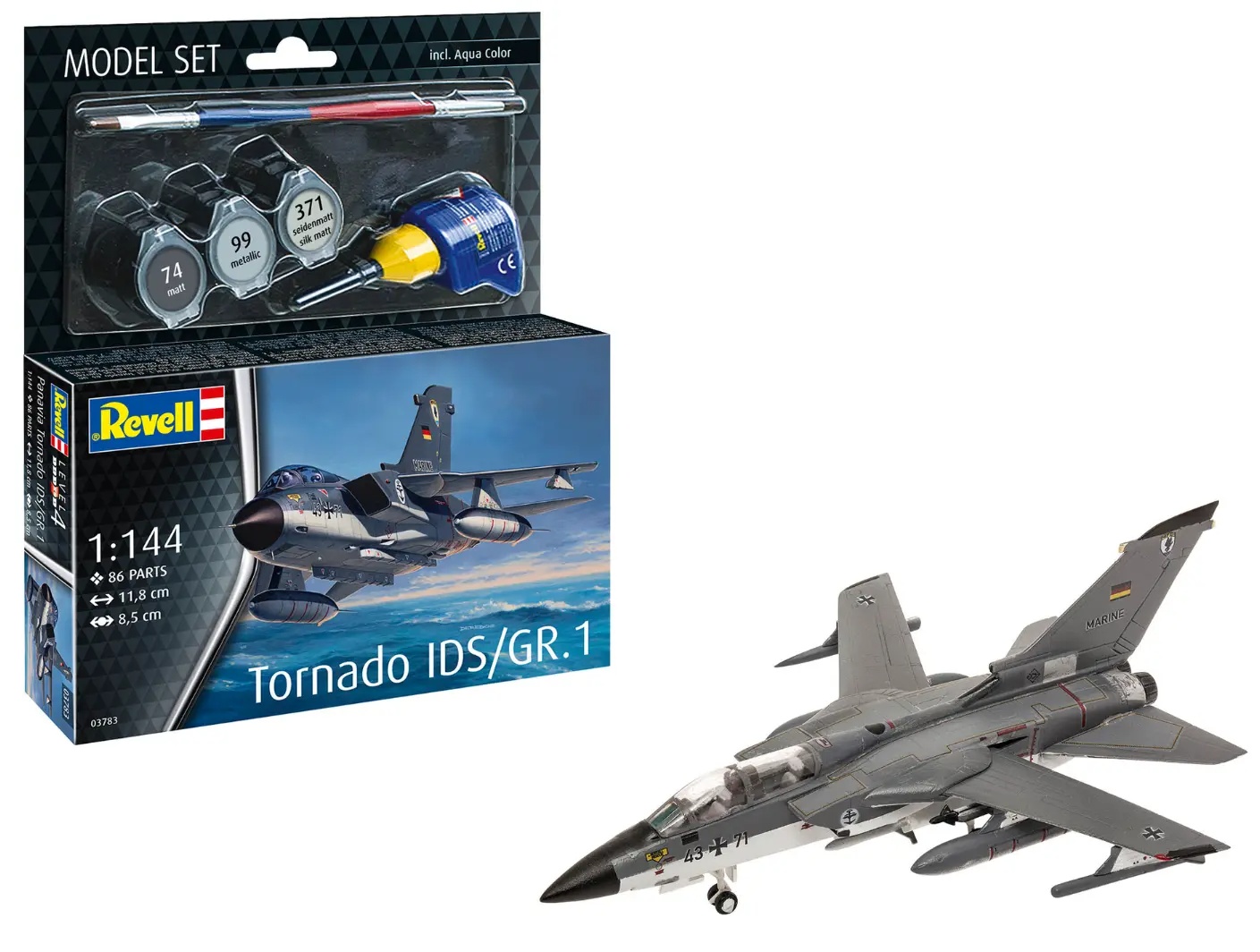 REVELL MAKETA MODEL SET  PANAVIA TORNADO IDSGR1 