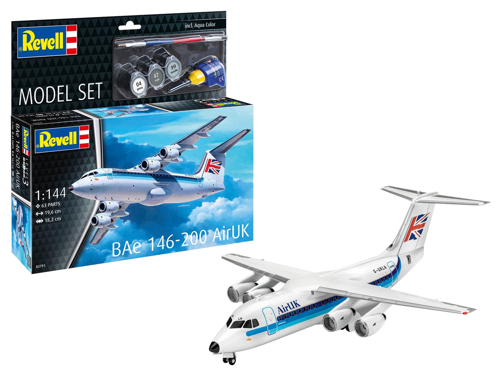 REVELL MAKETA MODEL SET BAE 146 RJ85