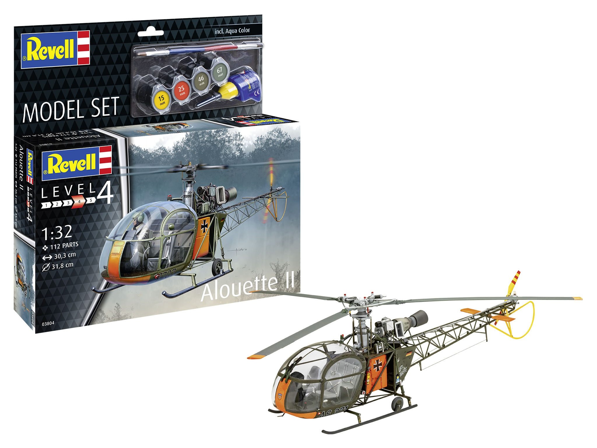 REVELL MAKETA MODEL SET ALOUETTE II 