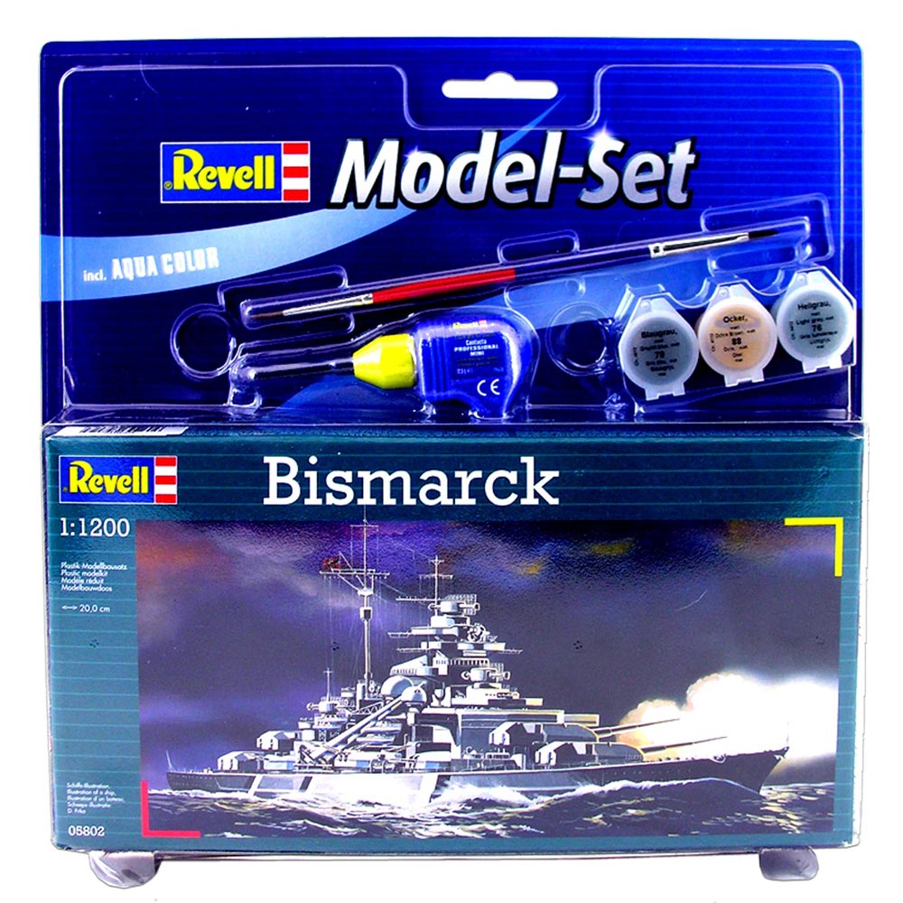 REVELL MAKETA MODEL SET BISMARCK