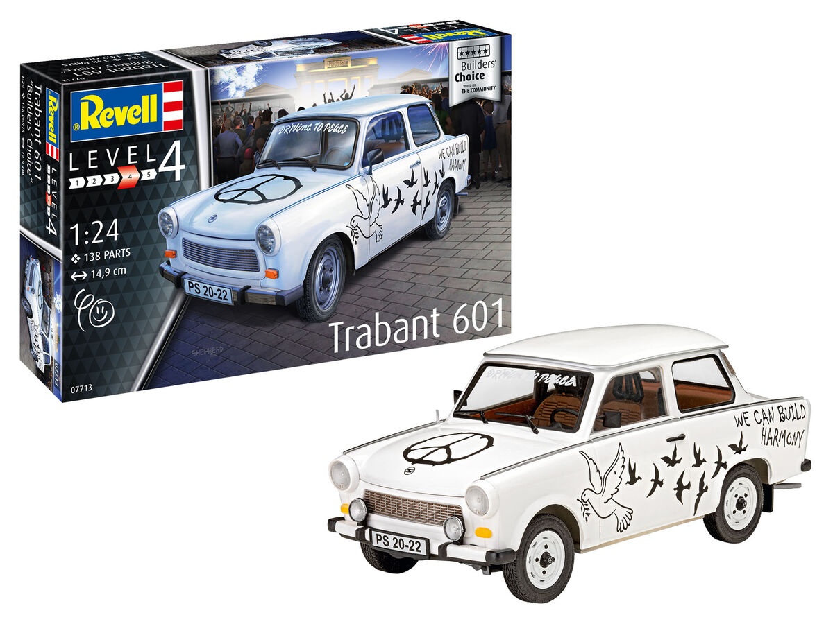 REVELL MAKETA MODEL SET TRABANT 601S BUILDERS CHOICE 2022 