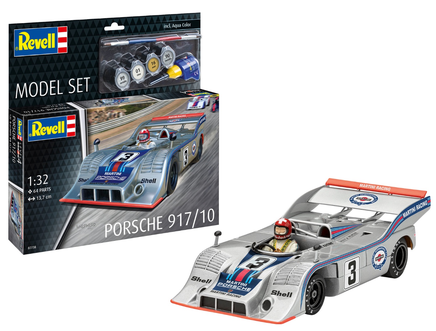 REVELL MAKETA MODEL SET PORSCHE 91710 
