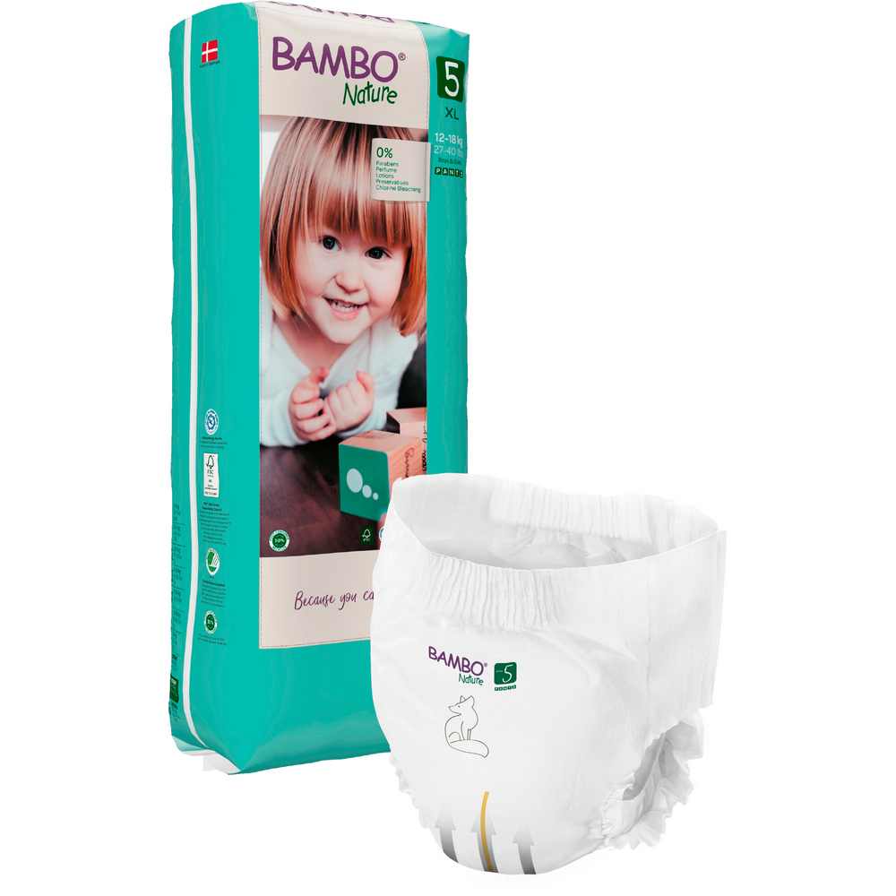 BAMBO PELENE GACICE NATURE 5, 12-18KG, 38KOM 