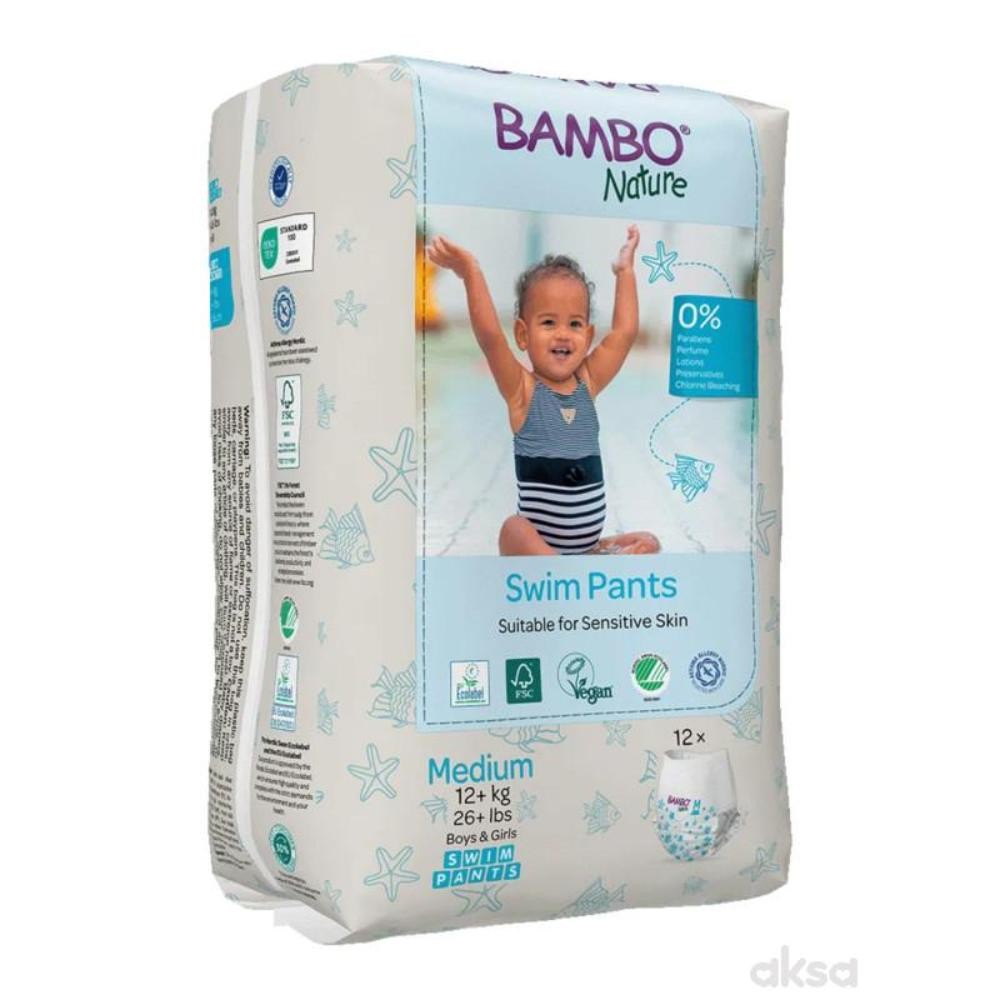BAMBO PELENE GACICE ZA KUPANJE M,12+KG, 10KOM 