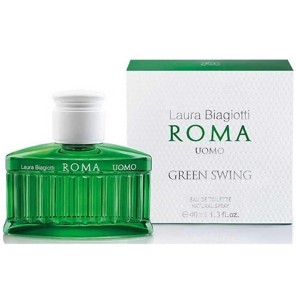 LAURA BIAGIOTTI ROMA UOMO GREEN SWING TOALETNA VODA ZA MUŠKARCE EDT 75ML 