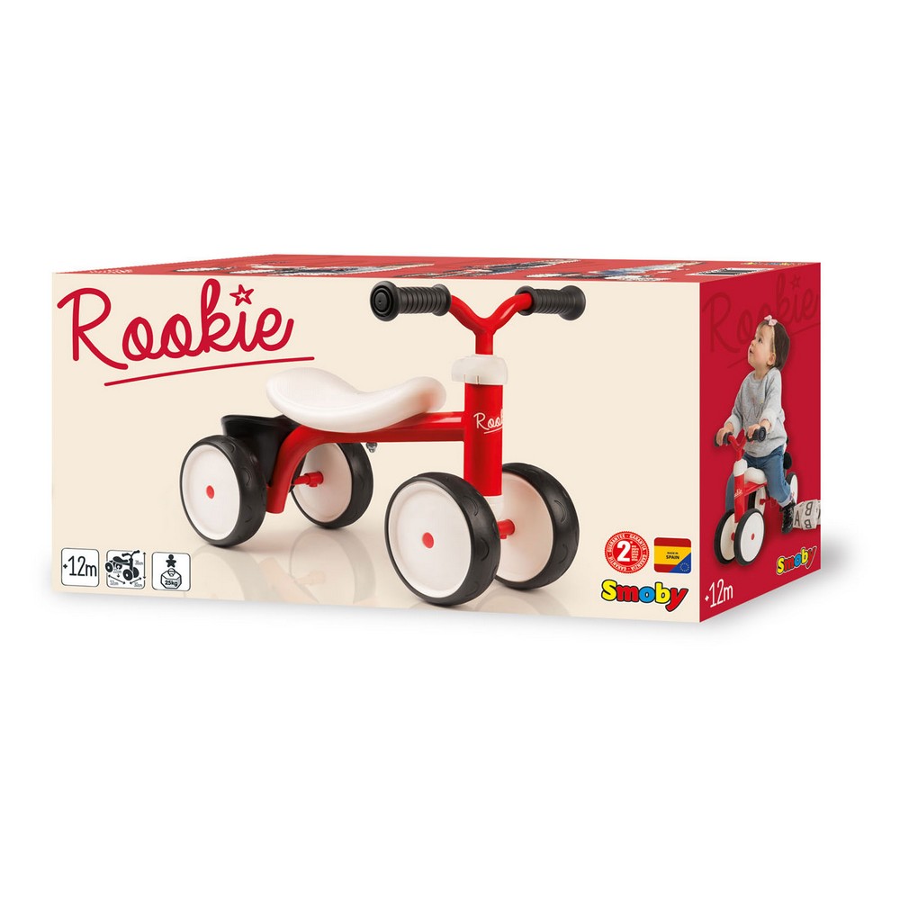 SMOBY ROOKIE RIDEON RED 