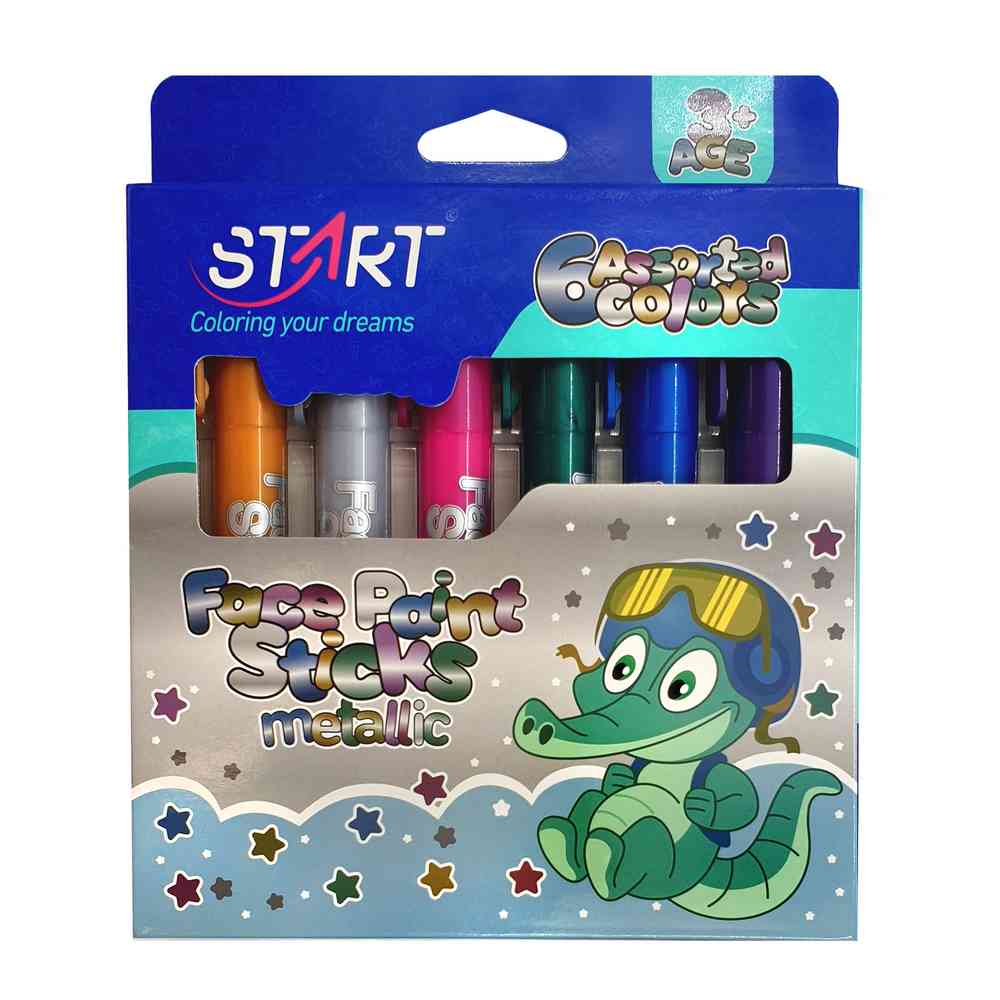 START BOJA ZA LICE METALIK 6 BOJA