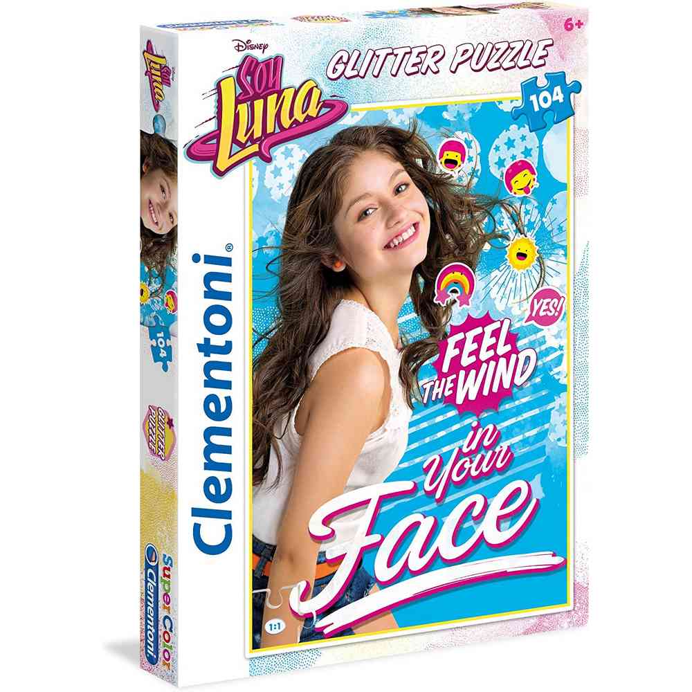 CLEMENTONI PUZZLE 104  SOY LUNA GLITTER 