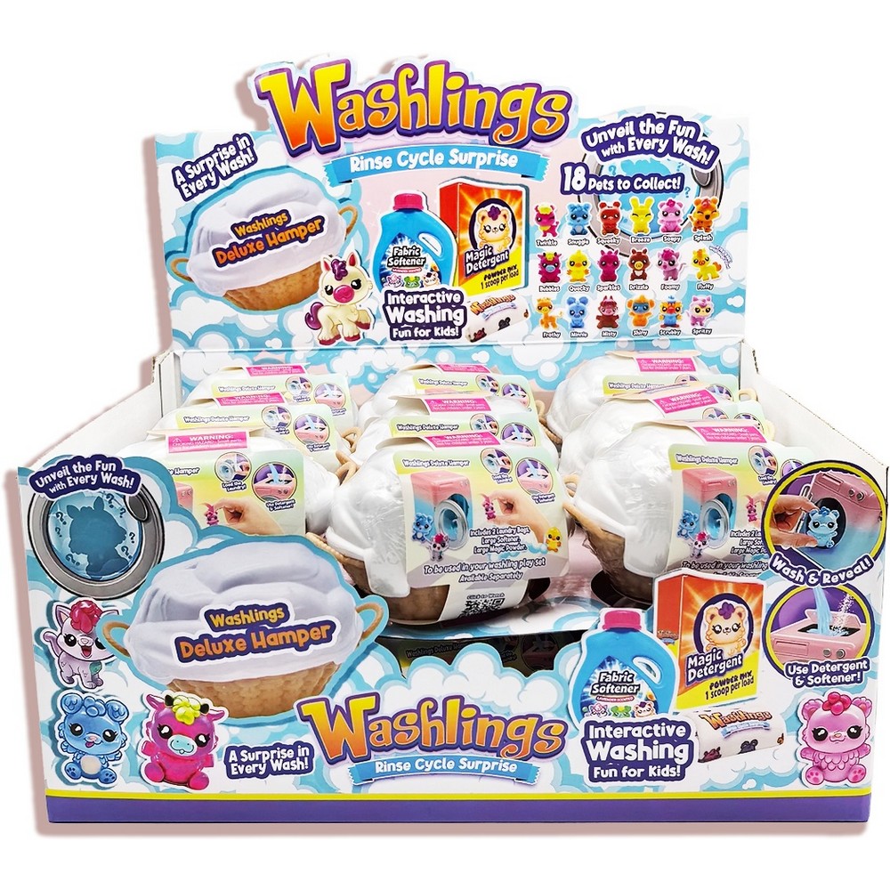 WASHLINGS HAMPER SET WITH 2 LAUNDRY BAGS 2 FIGURICE 