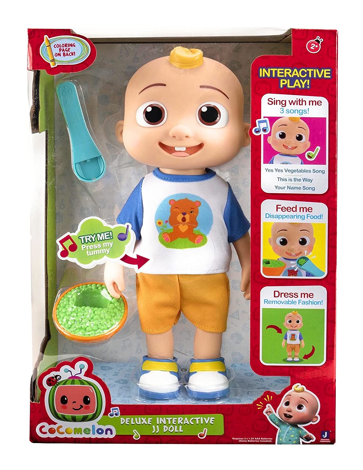 COCOMELON ROTO PLIS DELUXE INTERACTIVE JJ DOLL 