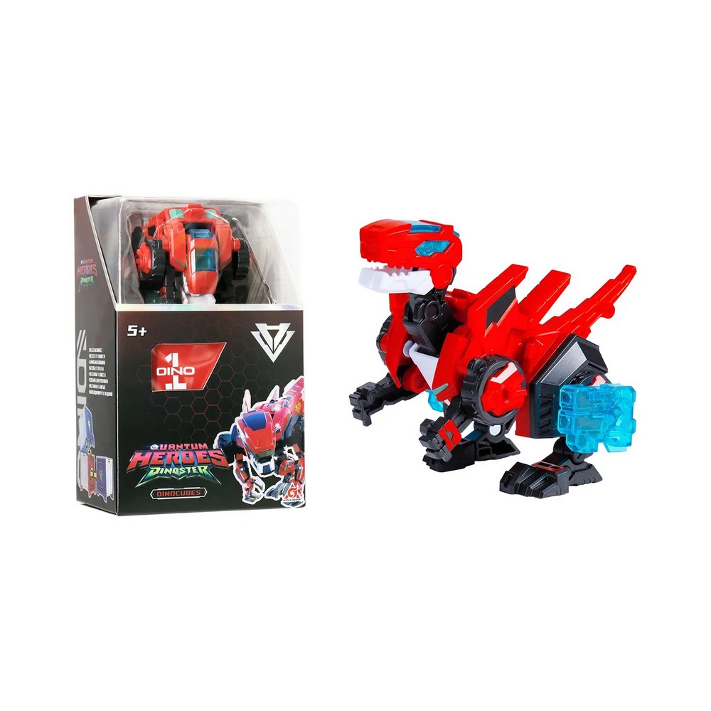 DINOSTER DINOCUBES RAPTORBOT RED 