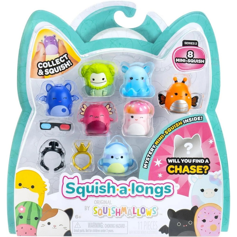 SQUISH-A-LONGS 8 PACK FIGURICE 