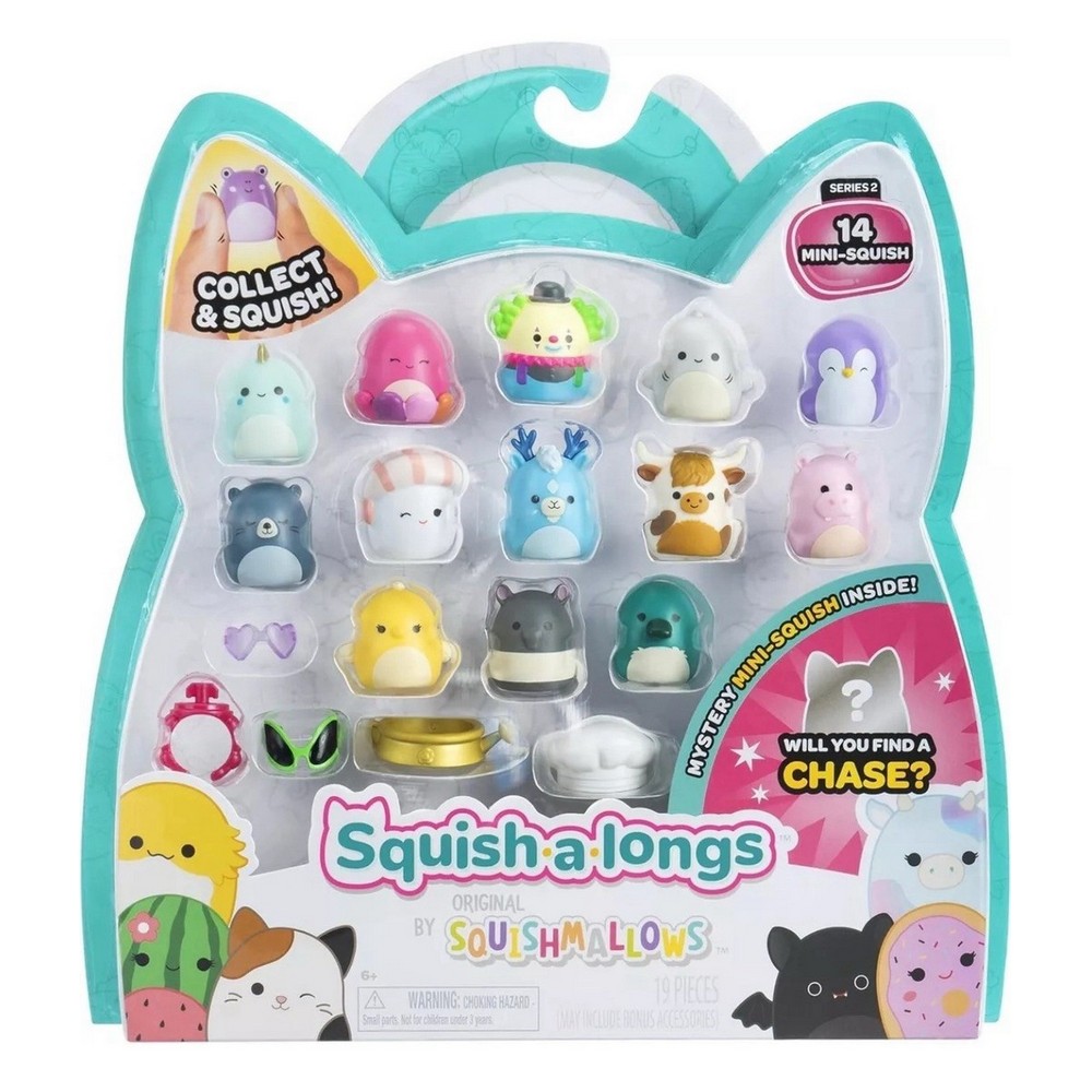 SQUISH-A-LONGS 14 PACK FIGURICE 