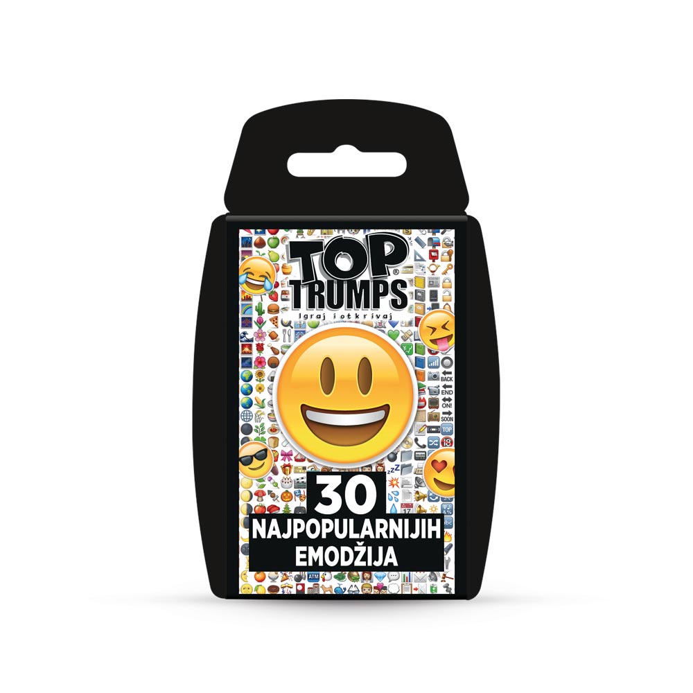 TOP TRUMPS TOP 30 EMOTIS KARTE 