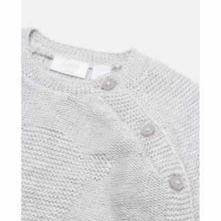 BLUKIDS DZEMPER CARDIGAN TRICOT GREY GRE MELANGE 