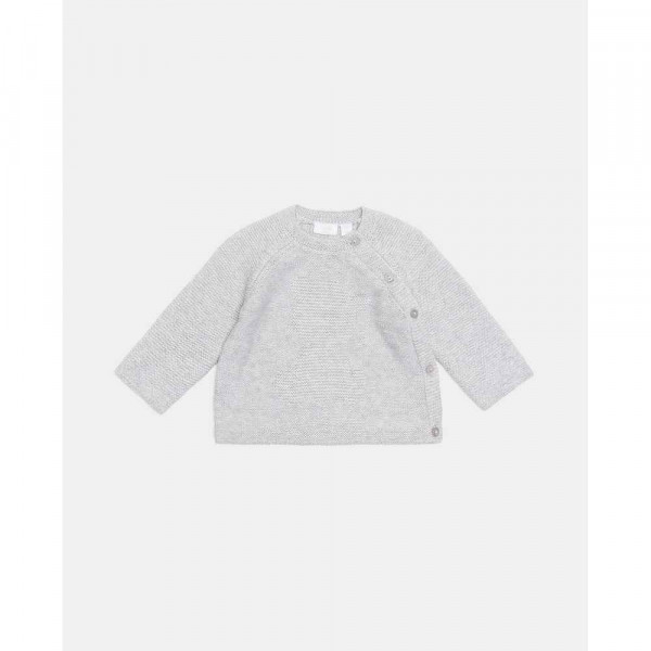 BLUKIDS DZEMPER CARDIGAN TRICOT GREY GRE MELANGE