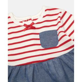 BLUKIDS HALJINA DRESS GIRL DAISY YDS/ BLUE HEAVEN