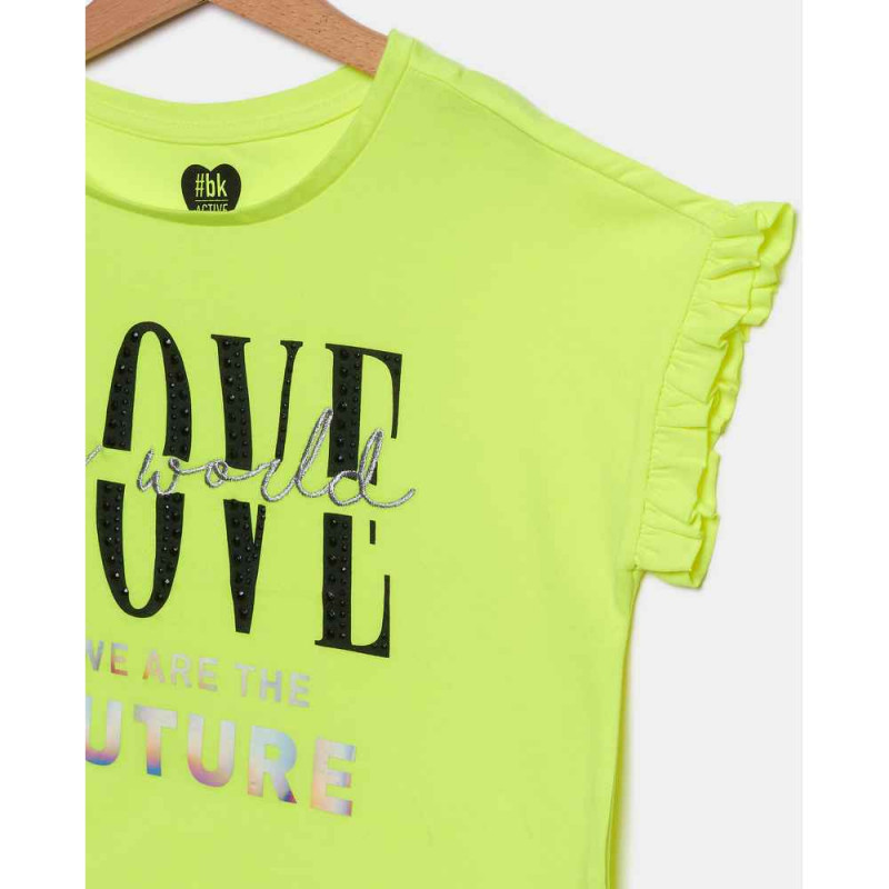 BLUKIDS MAJICA KRATAK RUKAV T-SHIRT S/S FLUO