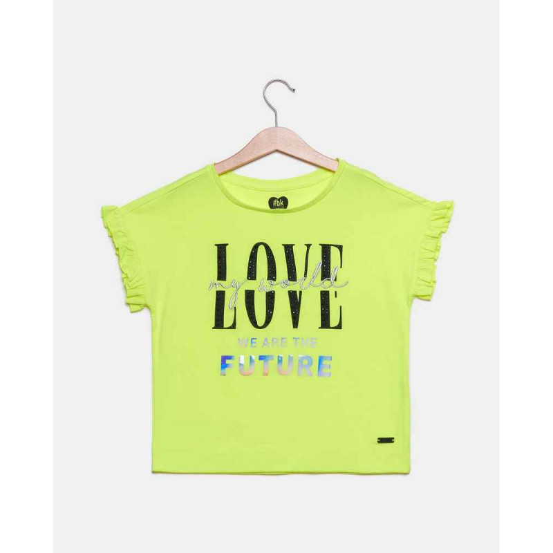 BLUKIDS MAJICA KRATAK RUKAV T-SHIRT S/S FLUO