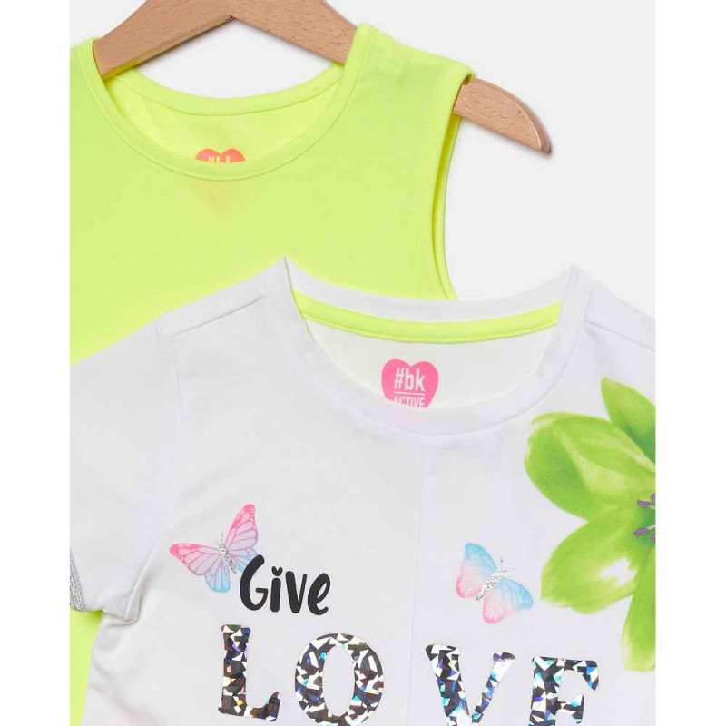 BLUKIDS HALJINA DRESS +BLAZING YELLOW