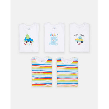 BLUKIDS BODI PK 5 BODY BOY MULTICOLOR