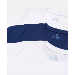 BLUKIDS MAJICA KRATAK RUKAV PK 3 T-SHIRT 9/14 BOY BIANCO/BLU 