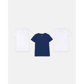 BLUKIDS MAJICA KRATAK RUKAV PK 3 T-SHIRT 9/14 BOY BIANCO/BLU
