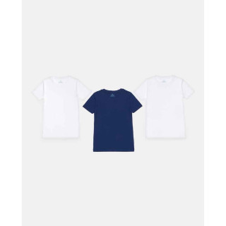 BLUKIDS MAJICA KRATAK RUKAV PK 3 T-SHIRT 9/14 BOY BIANCO/BLU 