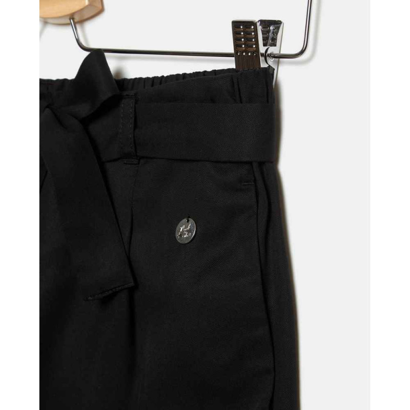 BLUKIDS PANTALONE TROUSERS BLACK BEAUTY