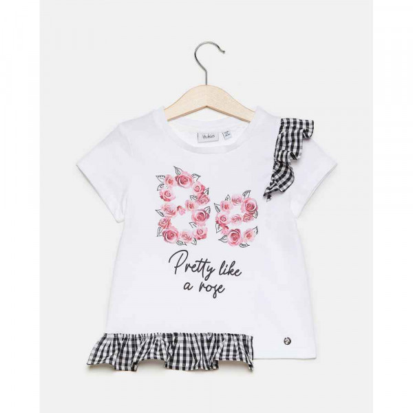 BLUKIDS MAJICA KRATAK RUKAV T-SHIRT S/S BRIGHT WHITE