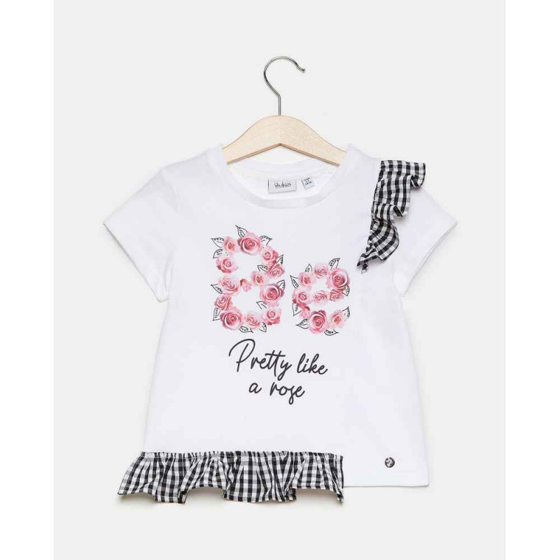 BLUKIDS MAJICA KRATAK RUKAV T-SHIRT S/S BRIGHT WHITE
